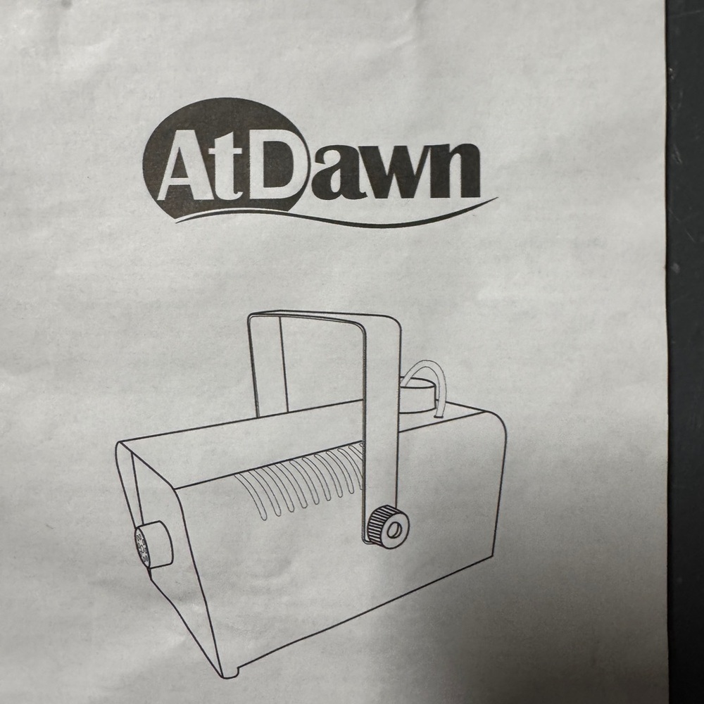 AtDawn Fog Machine